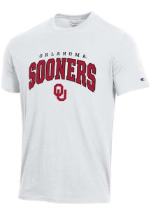 Champion Oklahoma Sooners White Stadium Short Sleeve T Shirt