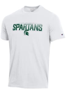 Champion Michigan State Spartans White Stadium Short Sleeve T Shirt
