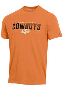 Champion Oklahoma State Cowboys Orange Stadium Short Sleeve T Shirt