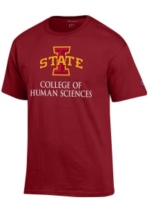 Champion Iowa State Cyclones Cardinal College of Human Sciences Short Sleeve T Shirt