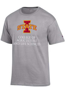 Champion Iowa State Cyclones Grey College of Agriculture Short Sleeve T Shirt
