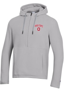 Champion Ohio State Buckeyes Mens Grey Explorer Pullover Jackets