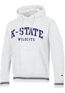 Champion K-State Wildcats Mens Grey Higher Ed Long Sleeve Hoodie