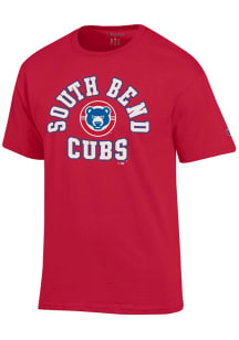 Champion South Bend Cubs Red Jersey Short Sleeve T Shirt