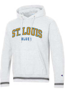 Champion St Louis Blues Mens Grey Reverse Weave Long Sleeve Hoodie