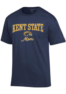 Champion Kent State Golden Flashes Womens Navy Blue Mom Short Sleeve T-Shirt