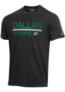 Champion Dallas Stars Black Team Name Short Sleeve T Shirt