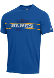 Champion St Louis Blues Blue Team Name Short Sleeve T Shirt