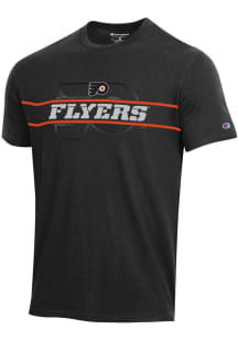Champion Philadelphia Flyers Orange Team Name Short Sleeve T Shirt
