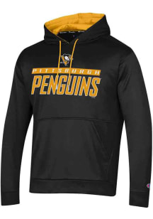 Champion Pittsburgh Penguins Mens Black Team Name Hood
