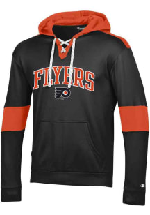 Champion Philadelphia Flyers Mens Black LACE UP Fashion Hood
