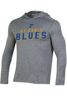 Champion St Louis Blues Mens Grey HEATHERED IMPACT Hood