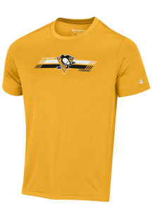 Champion Pittsburgh Penguins Gold IMPACT Short Sleeve T Shirt