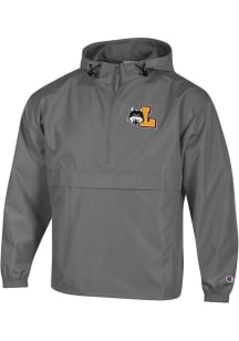 Champion Loyola Ramblers Mens Grey Primary Logo Packable Light Weight Jacket