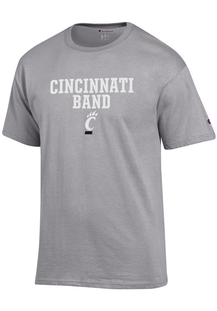 Champion Cincinnati Bearcats Grey Band Short Sleeve T Shirt