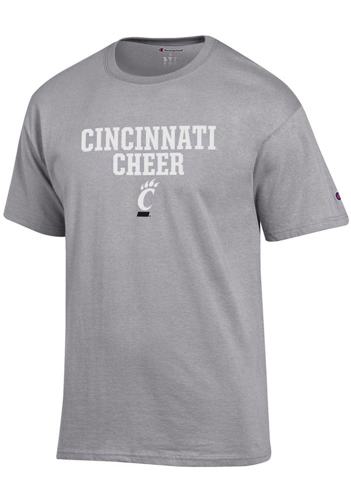 Champion Cincinnati Bearcats Grey Cheer Short Sleeve T Shirt