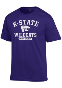 Champion K-State Wildcats Purple Class Of 2027 Short Sleeve T Shirt