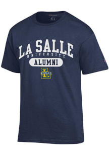 Champion La Salle Explorers Navy Blue Alumni Pill Short Sleeve T Shirt