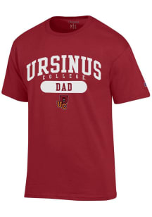 Champion Ursinus Bears Maroon Dad Pill Short Sleeve T Shirt