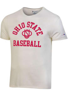 Champion Ohio State Buckeyes White Heritage Short Sleeve Fashion T Shirt