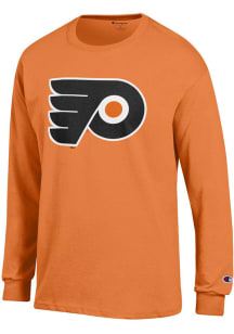 Champion Philadelphia Flyers Orange Heart And Soul Long Sleeve T Shirt
