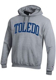 Champion Toledo Rockets Mens Grey Arch Name Long Sleeve Hoodie