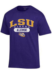 Champion LSU Tigers Purple Alumni Pill Short Sleeve T Shirt