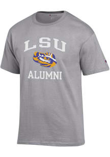 Champion LSU Tigers Grey Number One Alumni Short Sleeve T Shirt