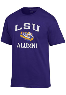 Champion LSU Tigers Purple Number One Alumni Short Sleeve T Shirt