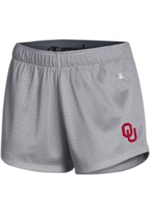 Champion Oklahoma Sooners Womens Grey Mesh Shorts