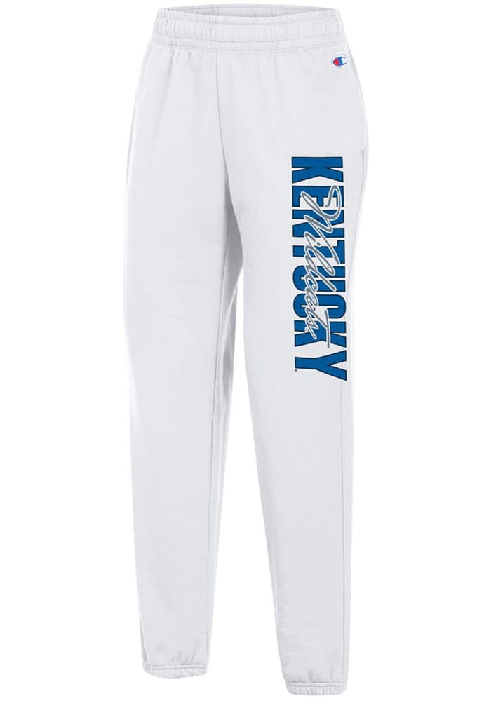 Champion Kentucky Wildcats Womens Powerblend White Sweatpants