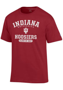 Champion Indiana Hoosiers Crimson Class Of 2027 Short Sleeve T Shirt