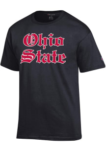 Champion Ohio State Buckeyes Black Old English Short Sleeve T Shirt