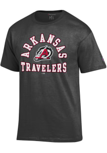 Champion Arkansas Travelers Charcoal Jersey Short Sleeve T Shirt