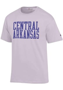 Champion Central Arkansas Bears Lavender Arch Name Short Sleeve T Shirt
