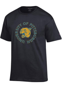 Champion Pitt Panthers Black Vault Circle Logo Short Sleeve T Shirt