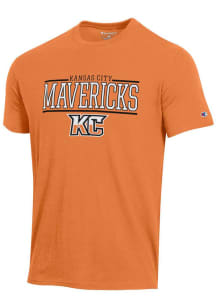 Champion Kansas City Mavericks Orange Stadium Collection Short Sleeve T Shirt