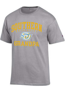 Champion Southern University Jaguars Grey Grandpa Number One Short Sleeve T Shirt