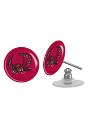 Temple Owls Domed Post Womens Earrings