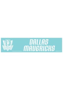 Dallas Mavericks 4x17 White Auto Strip - White