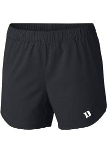 Columbia Duke Blue Devils Womens Black Heat Seal Tamiami Pull-On Shorts