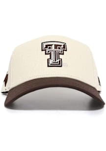 No Rivals Texas Tech Red Raiders Espresso ADJ Adjustable Hat - Ivory