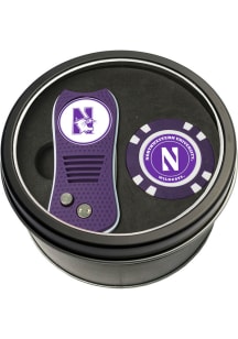 Purple Northwestern Wildcats Switchblade Golf Chip Golf Gift Set