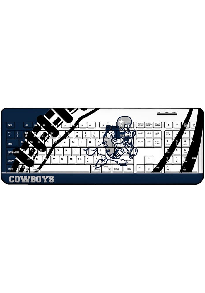 Colts Keyboard Dallas Cowboys BLACK Historic Passtime Wireless Keyboard - 14835148