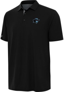 Antigua Arlington Renegades Mens Black Bandit Era Short Sleeve Polo
