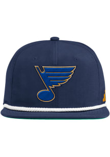 Adidas St Louis Blues Blue Rope Refresh Mens Snapback Hat