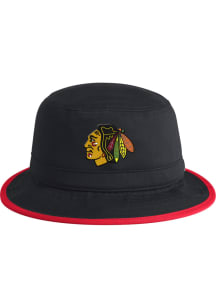 Adidas Chicago Blackhawks Red Logo Mens Bucket Hat