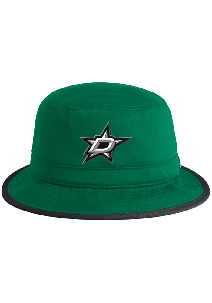 Adidas Dallas Stars GREEN Logo Bucket Hat - 148500008