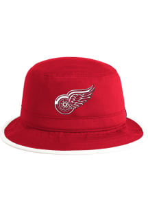 Adidas Detroit Red Wings Red Logo Mens Bucket Hat