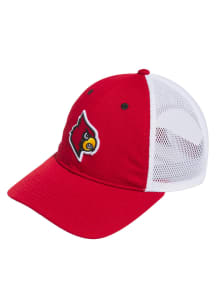 Adidas Louisville Cardinals Mascot Slouch Trucker Adjustable Hat - Red